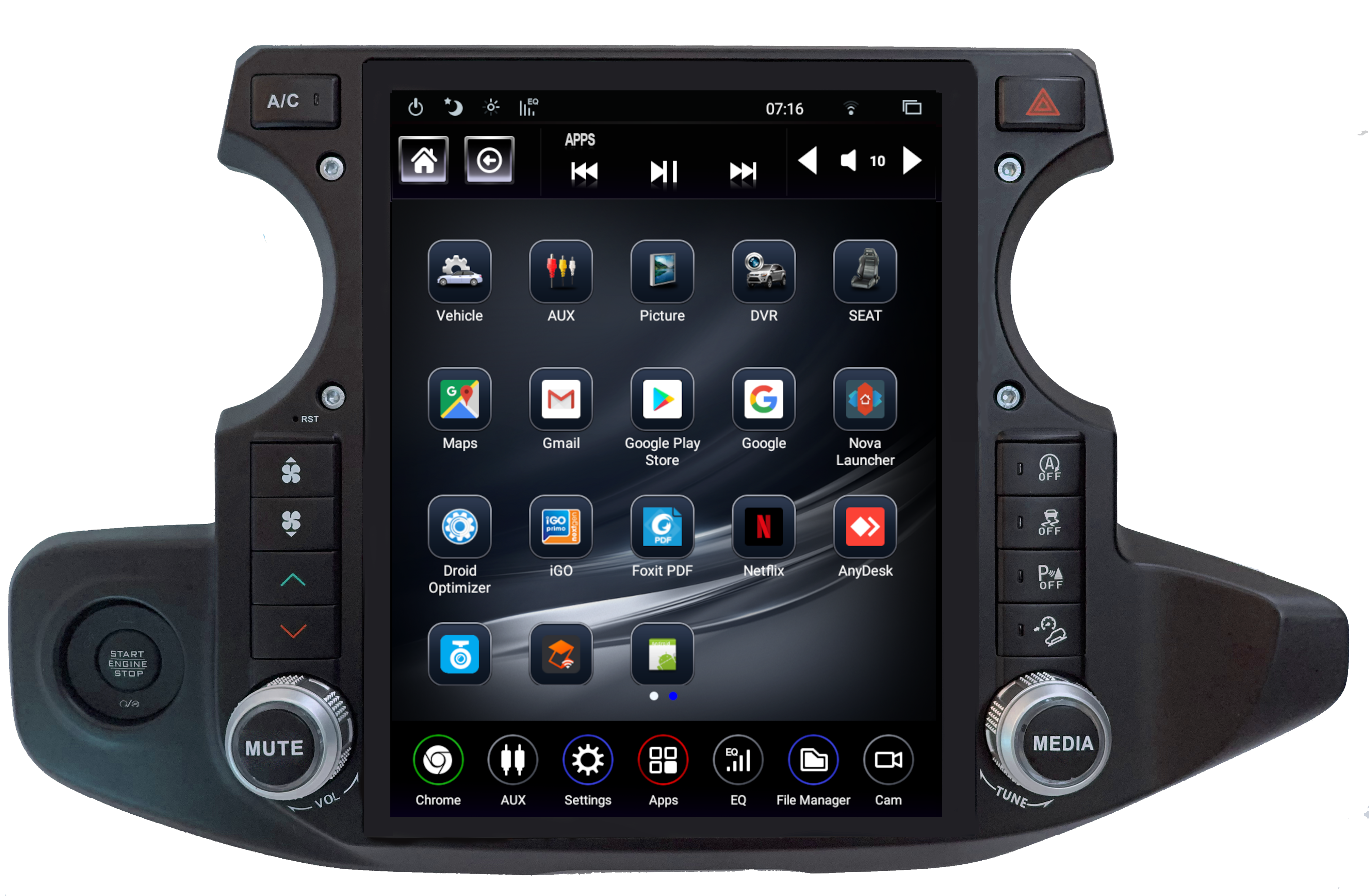 2018-UP Jeep Wrangler JL / Gladiator JT Generation 5 T-Style Radio -  LinksWell, Inc.